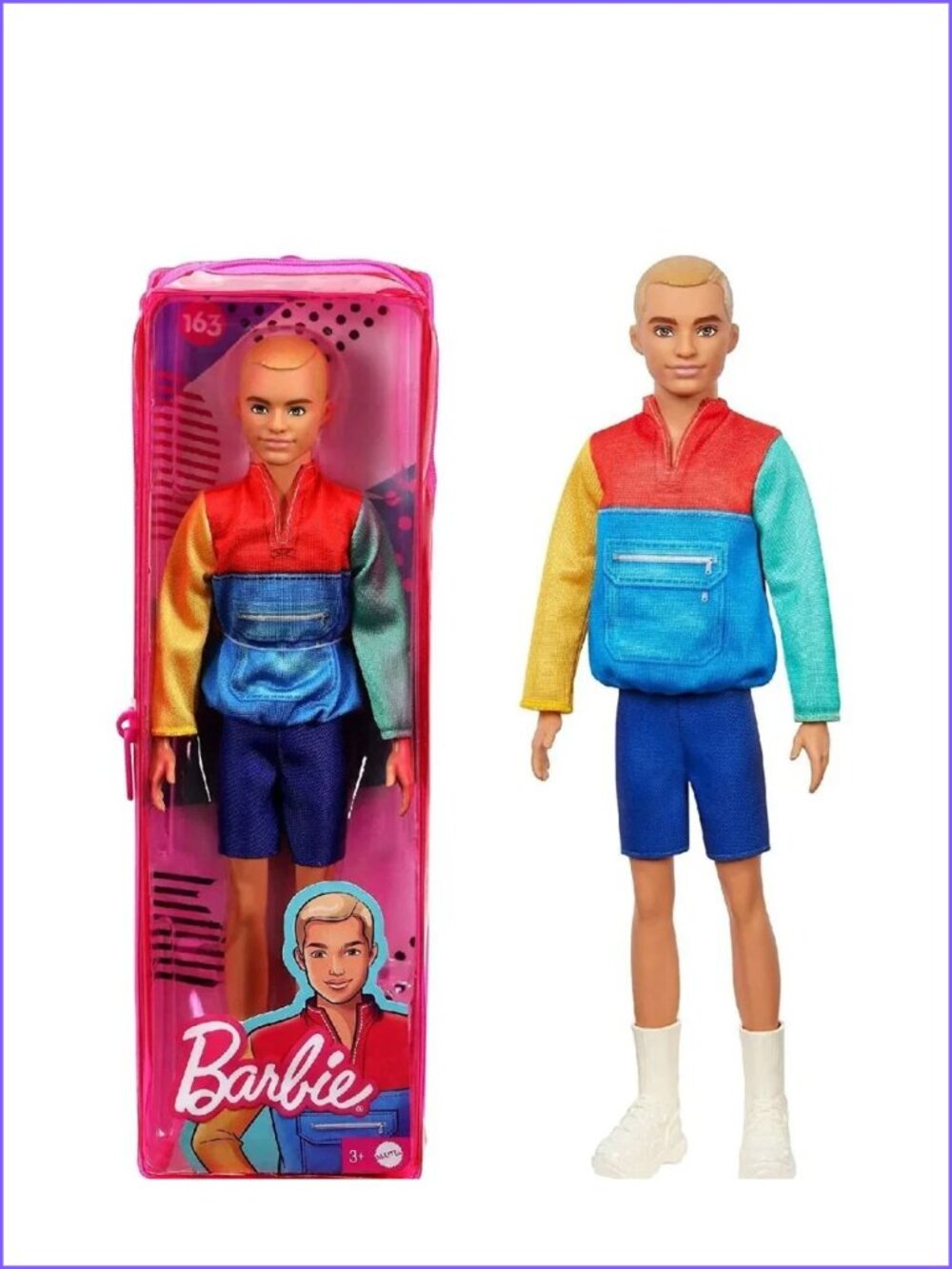 Barbie Ken Fashionistas Doll #163 New In Box